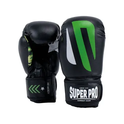 Produktbild von Super Pro Kinder Boxhandschuhe No-Mercy Schwarz(6 Unzen)