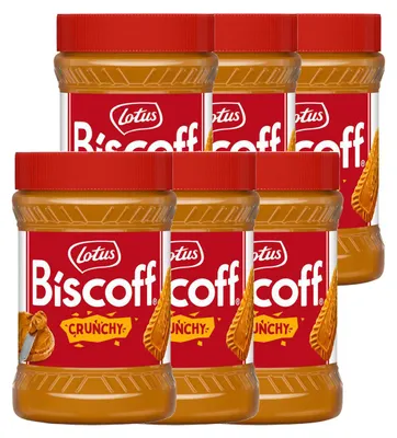 Image de Lotus Crunchy Biscuit Caramélisé Diffusion 380g (Pack De 6)