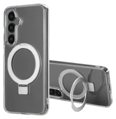 Produktbild von Accezz Ring Stand Backcover mit MagSafe Samsung Galaxy S24 - Transparent