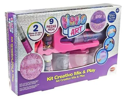Produktbild von Bizak Nano Kreativ-kunstset Mischen & Spielen Lila  Lila One Size