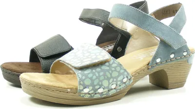 Produktbild von Rieker 66863 Schuhe Damen Plateau Sandalen Clogs, Größe:40 EU, Farbe:Schwarz