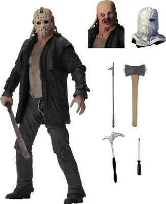 Immagine prodotto di Action figure di Jason Voorhees Venerdì 13 18 cm, action figure da collezione dell'iconico personaggio horror