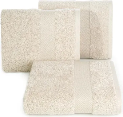 Zdjęcie produktu dla Ręcznik kąpielowy 70x140 cm beżowy frotte 500 GSM trwały