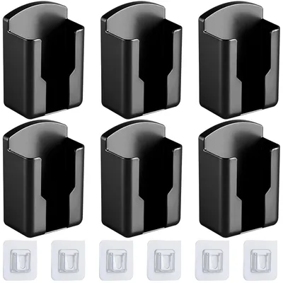 Imagen del producto de Juego de 6 soportes para mandos a distancia, autoadhesivos
