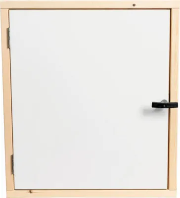 Produktbild von Dolle Kniestocktür/Drempeltür 700 x 800 x 115 mm Kiefer weiß (F30 Feuerhemmend)