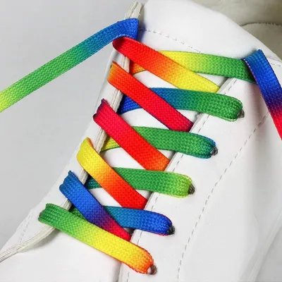 Image de Lacets de chaussures multicolores - 120cm KP6497