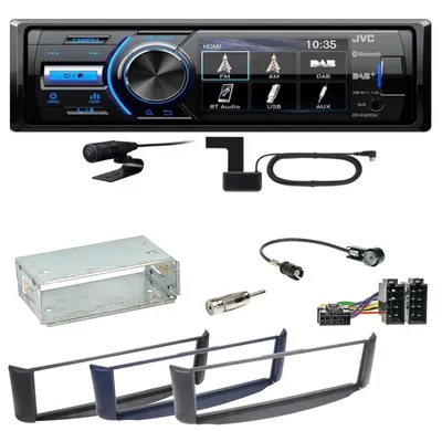Produktbild von JVC KD-X561DBT Digitalradio Bluetooth USB Einbauset Smart ForTwo 450