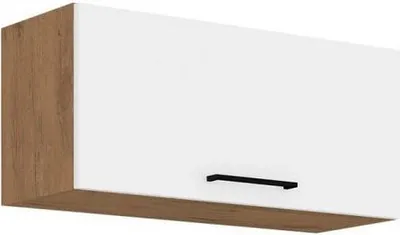 Immagine prodotto di Mobile cucina superiore chiuso 80 cm ZHILAN 1 - rovere lancelot / bianco lucido