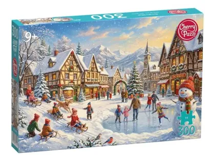 Zdjęcie produktu dla Puzzle 300 CherryPazzi Snowglow Village 10013
