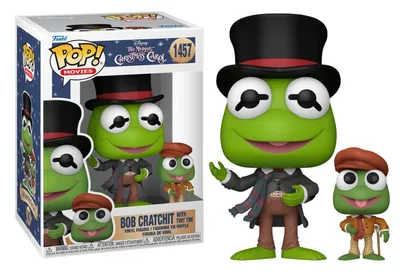 Produktbild von The Muppets Christmas Carol - Bob Cratchit With Tiny Tim 1457 - Funko Pop! Figur