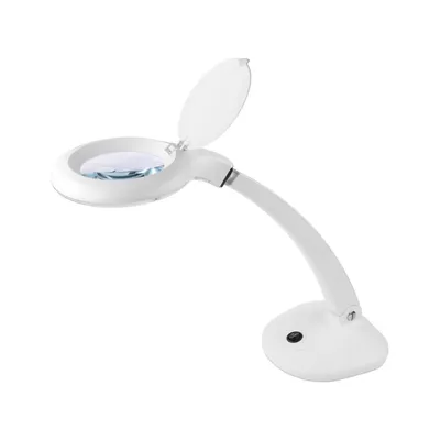 Obrázek produktu pro Rebel NAR0298-2 Stolní lampa s lupou 6W, 450 lm, 6500 K, bílá
