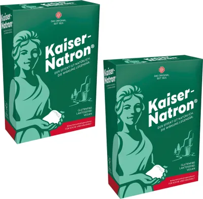 Produktbild von Kaiser Natron Pulver 5×50 g (250 g) | reines Natriumhydrogencarbonat (2er Pack)