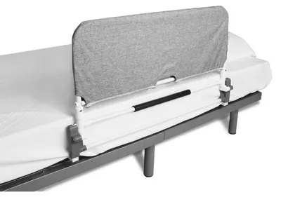 Immagine prodotto di Sponda per letto pieghevole - Regolabile da 50,5 a 52,5 cm - Per letti da 90 a 180 cm - Nero