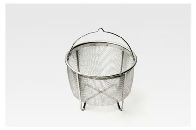 Produktbild von Gemüsesiedekorb aus Edelstahl, Silber, 19 x 19 x 11 cm