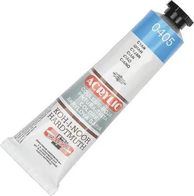 Obrázek produktu pro Koh-i-noor 162710/0405 - akrylová barva 40 ml, cyan