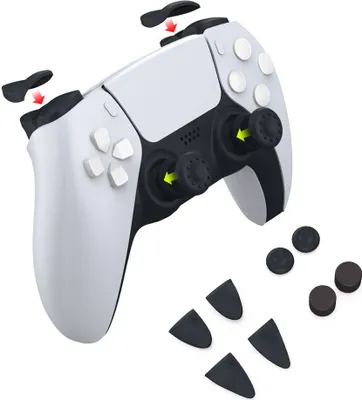 Produktbild von INF PS5 Controller Joystick Kappen 8-in-1 Set: Verbessere Deinen Grip