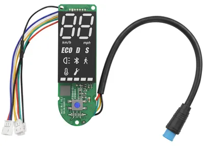 Obrázek produktu pro Avizar, displej pro elektrický skútr Ninebot G30 Max s vodotěsnými konektory, černý / zelený