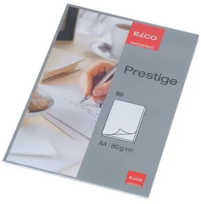 Produktbild von Elco 73711.14 Schreibblock Prestige DIN A4 blanko weiß 50 Blatt