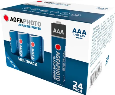 Produktbild von Batterie Alkaline, Micro, AAA, LR03, 1.5V Power, Retail Box (24-Pack)