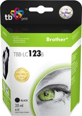 Produktbild von TB Print Ink for Brother LC123 Black TBB-LC123B