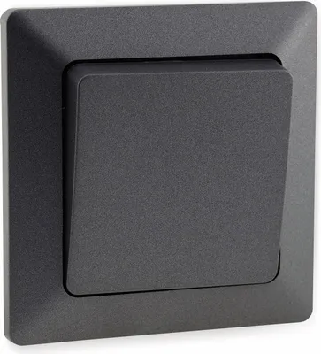 Immagine prodotto di Interruttore trasversale MILOS 230V / 10A incl. cornice, da incasso, antracite