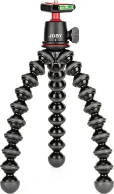 A black Joby GorillaPod 3K II tripod is shown against a white background.