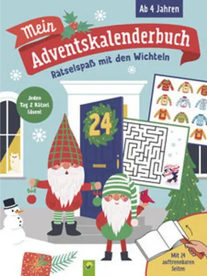 Image de Mon livre-calendrier de l'Avent : des devinettes amusantes avec les lutins