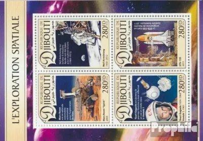 Produktbild von Briefmarken Dschibuti 2016 Mi 1368-1371 Kleinbogen (kompl. Ausg.) postfrisch Weltraumforschung