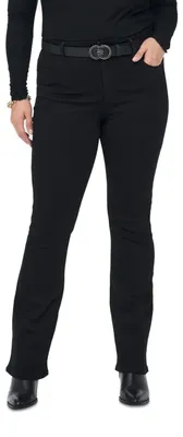 Produktbild von Carmakoma by Only Damen Jeans CARSALLY - Flared Fit - Schwarz -Black - Plus Size