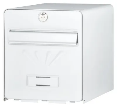 Immagine prodotto di Cassetta per le lettere burg-wachter bianco acciaio inox acciaio zincato 36,5 x 28 x 31 cm