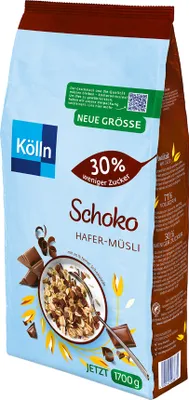 Produktbild von Kölln Müsli Schoko 30 % w. Zucker, 1700g