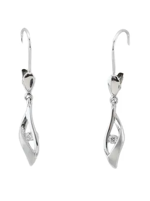 Produktbild von MIAMAR 1013643 Damen Ohrringe 14 Karat (585) Weißgold weiß