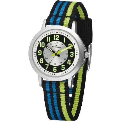 Produktbild von ATRIUM A50-13 Uhr Junge Kinderuhr Stoffband blau