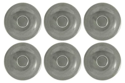 Zdjęcie produktu dla Seltmann Weiden - Zestaw 6 spodków 16.5cm Beat Color Glaze szary