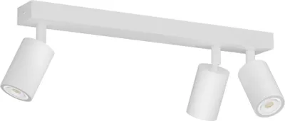 Obrázek produktu pro LED stropní svítidlo 3 žárovky Reflektor Bílý GU10 Lišta Otočné 39 cm 50 W