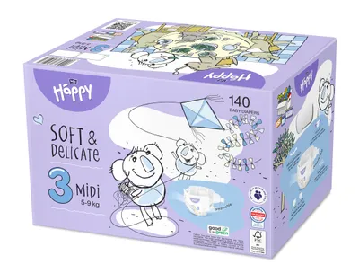 Produktbild von BELLA Baby Happy Midi Box (140 ks)