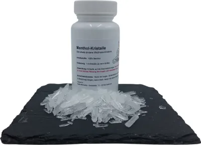 Produktbild von Mentholkristalle - 50g - 100% naturrein -  für die Sauna direkt vom Abfüller aus Deutschland