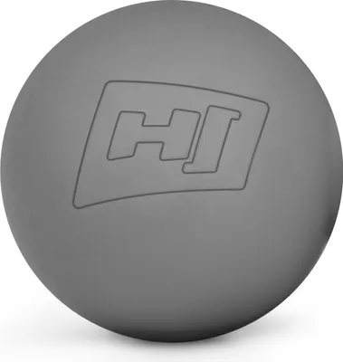 Obrázok produktu pre Hop-sport Masážna loptička 63mm šedá I Fitness loptička na masáž a spevnenie svalov