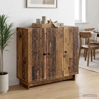 Obrázek produktu pro vidaXL Komoda ze starého dřeva 89 x 34,5 x 80 cm Dřevotřísková deska