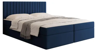 Produktbild von MIRJAN24 Boxspringbett mit zwei Bettkästen Tirulo, Schlafzimmer, Dopellbett mit Topper (Farbe: Polo 891, Größe: 140x200 cm)
