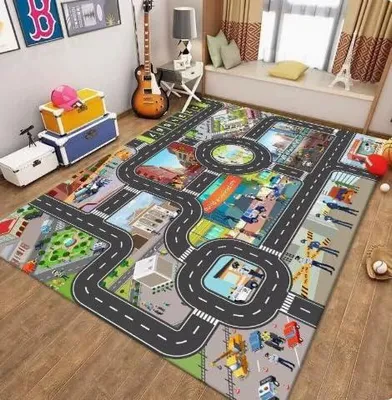 Zdjęcie produktu dla Dywan do zabawy 60 x 90 cm, antypoślizgowy, do pokoju zabaw