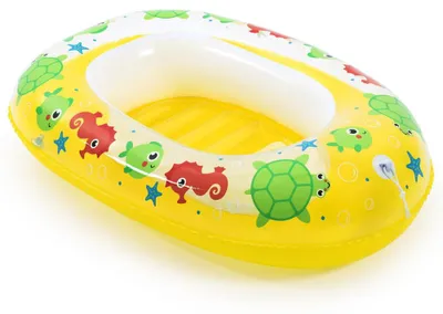 Produktbild von Poolboot Kiddie Raft 102x69cm gelb