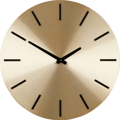 Produktbild von Mica Decorations Brixen Wanduhr - Ø36 cm - Gold