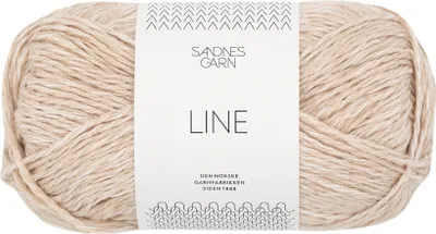 Produktbild von Sandnes Line 50g 3011 almond white