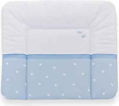Produktbild von Träumeland Wickelauflage 75x85 cm Krönchen blau