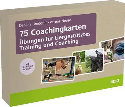 Obrázok produktu pre 75 Coachingkarten Übungen für tiergestütztes Training und Coaching