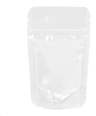 Produktbild von Standbodenbeutel Transparent 8x5x13cm | 28 Gramm (100 Stück) [ZBG1]