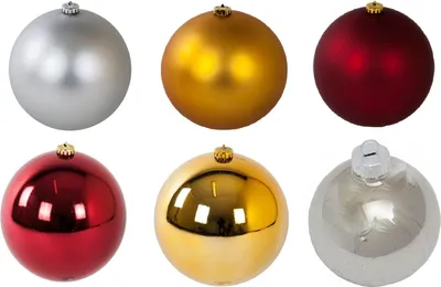 Produktbild von XL Weihnachtsbaumkugel 18 cm Christbaumkugel Dekokugel Fenster Balkon Terrasse, Farbe:gold matt