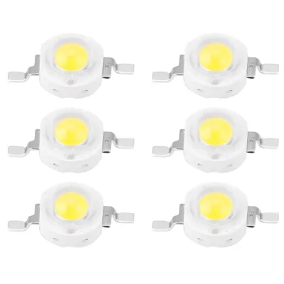Zdjęcie produktu dla 1W High Power LED Beads Light Emitting Diode Chips SMD for DIY Lighting Fixtures Biały