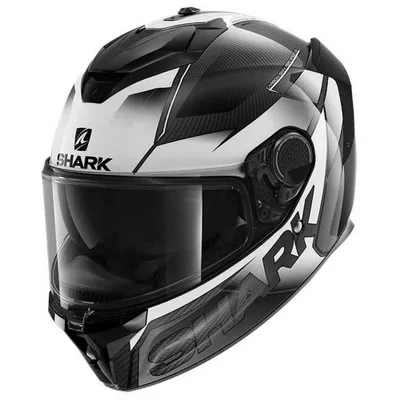 Produktbild von SHARK SPARTAN GT CARBON SHESTTER Integralhelm carbon-weiss XXL